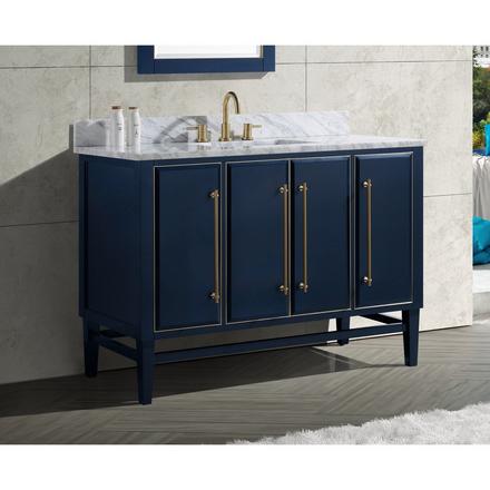 Carrara Marble 43 in. Vanity Top Carrara Marble 43 in. Vanity Top