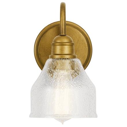 Avery Natural Brass Single Sconce Avery Single Sconce
