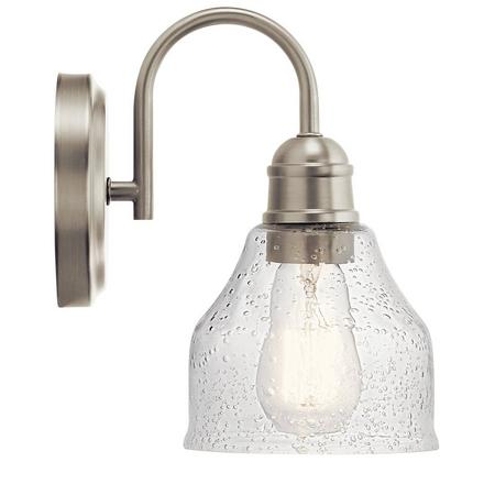 Avery Brushed Nickel Single Sconce Avery Single Sconce