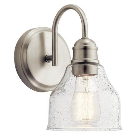 Avery Brushed Nickel Single Sconce Avery Single Sconce