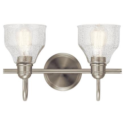 Avery Brushed Nickel Double Sconce Avery Double Sconce