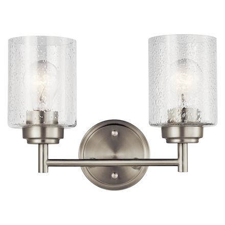 Winslow Brushed Nickel Double Sconce Winslow Double Sconce