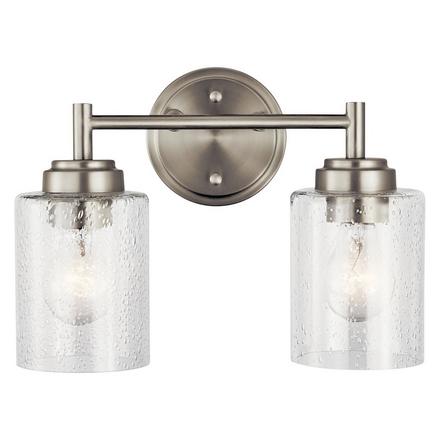 Winslow Brushed Nickel Double Sconce Winslow Double Sconce