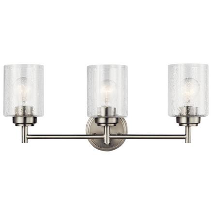Winslow Brushed Nickel Triple Sconce Winslow Triple Sconce