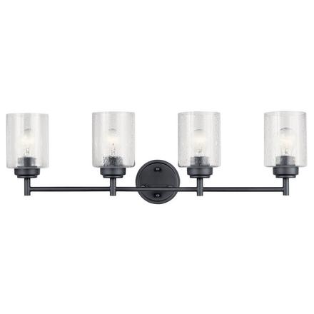 Winslow Black Quad Sconce Winslow Quadruple Sconce