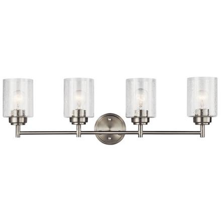 Winslow Brushed Nickel Quad Sconce Winslow Quadruple Sconce