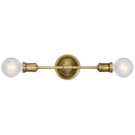 Armstrong Natural Brass Single Sconce Armstrong Single Sconce