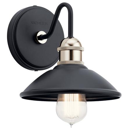 Clyde Black Single Sconce Clyde Single Sconce