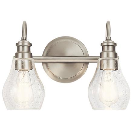 Greenbrier Brushed Nickel Double Sconce Greenbrier Double Sconce