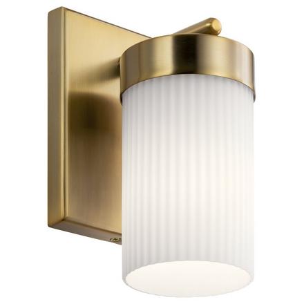 Ciona Brushed Natural Brass Single Sconce Ciona Single Sconce