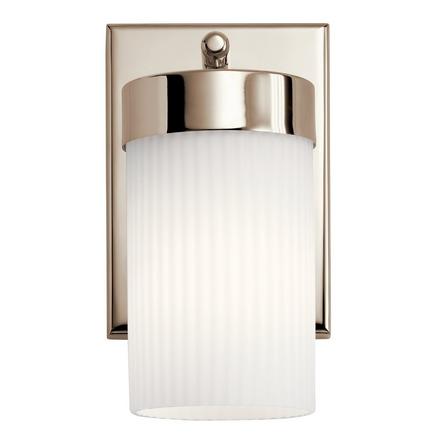 Ciona Polished Nickel Single Sconce Ciona Single Sconce