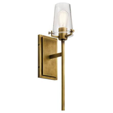 Alton Natural Brass Single Sconce Alton Single Sconce