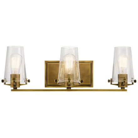 Alton Natural Brass Triple Sconce Alton Triple Sconce