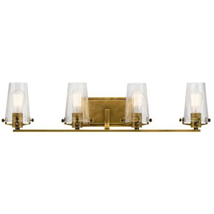 Alton Natural Brass Quad Sconce Alton Natural Brass Quad Sconce