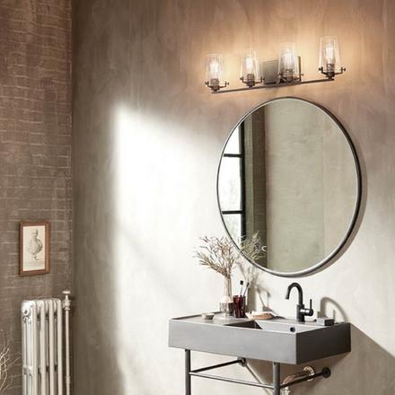 Alton Natural Brass Quad Sconce Alton Natural Brass Quad Sconce