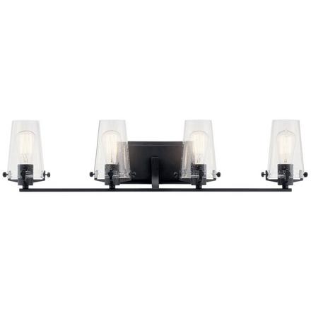 Alton Black Quad Sconce Alton Black Quad Sconce