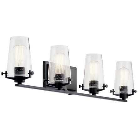 Alton Black Quad Sconce Alton Black Quad Sconce