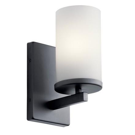 Crosby Black Single Sconce Crosby Single Sconce