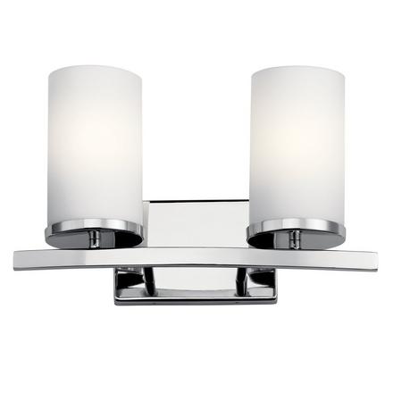 Crosby Chrome Double Sconce Crosby Double Sconce