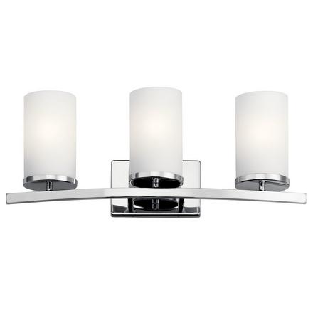 Crosby Chrome Triple Sconce Crosby Triple Sconce