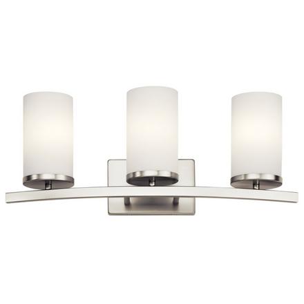 Crosby Brushed Nickel Triple Sconce Crosby Triple Sconce