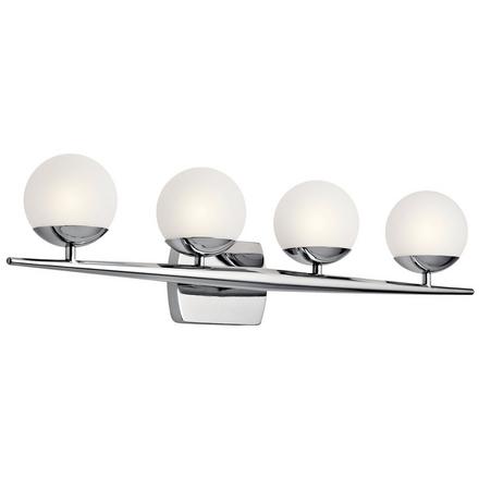 Jasper Chrome Quad Sconce Kichler Jasper Quadruple Sconce