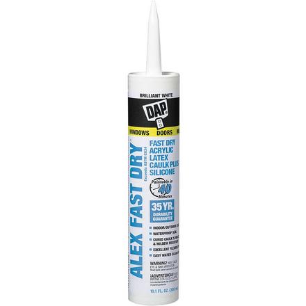 Dap Alex Fast Plus White Caulk Dap Alex Fast Plus White Caulk