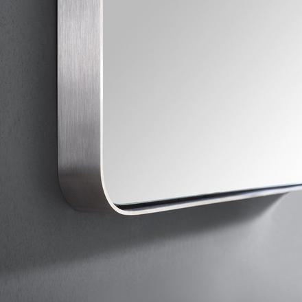 Lucca II 24 in. Brushed Nickel Mirror Lucca II 24 in. Brushed Nickel Mirror