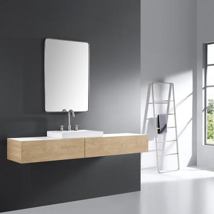 Lucca II 24 in. Brushed Nickel Mirror Lucca II 24 in. Brushed Nickel Mirror
