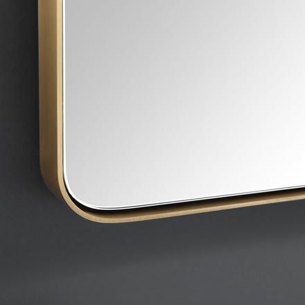 Lucca 24 in. Brushed Gold Mirror Lucca 24 in. Brushed Gold Mirror