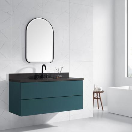 Ezra 24 in. Matte Black Mirror Ezra 24 in. Matte Black Mirror
