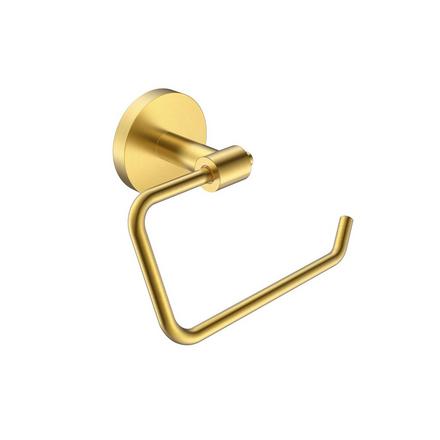 Carlo Brushed Gold Toilet Paper Holder Carlo Brushed Gold Toilet Paper Holder