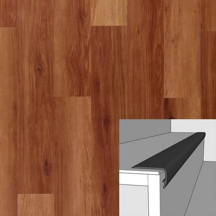 Soho 94in. Vinyl Overlapping Stair Nose Soho 94in. Vinyl Overlapping Stair Nose