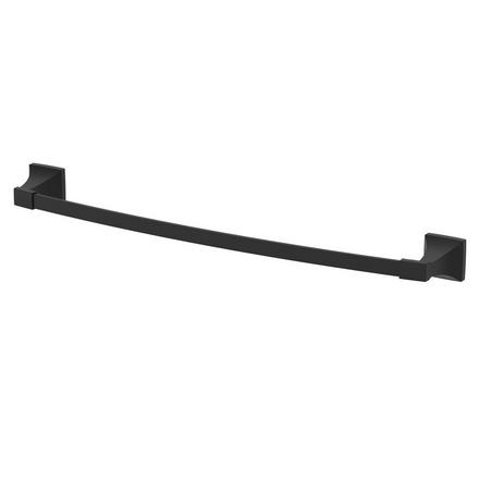 Luxe Matte Black 24 in. Towel Bar Luxe Matte Black 24 in. Towel Bar