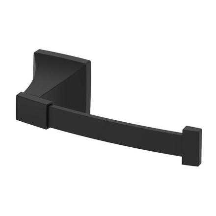 Luxe Matte Black Toilet Paper Holder Luxe Matte Black Toilet Paper Holder