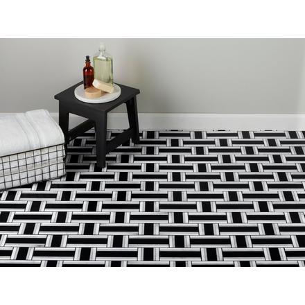 Basalt Bianco Carrara Basketweave Mosaic Basalt Bianco Carrara Basketweave Mosaic