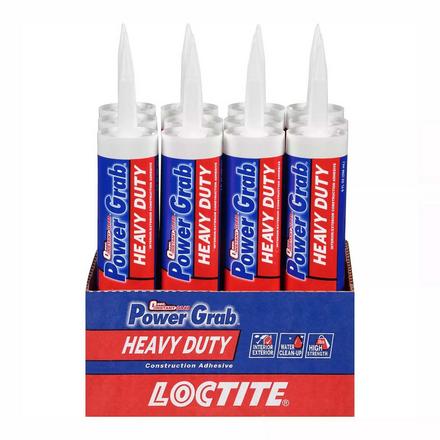 Loctite 9oz. Power Grab Heavy Duty Construction Adhesive Loctite 9oz. Power Grab Heavy Duty Construction Adhesive