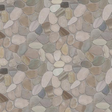 Erie Honed Pebble Mosaic Erie Honed Pebble Mosaic