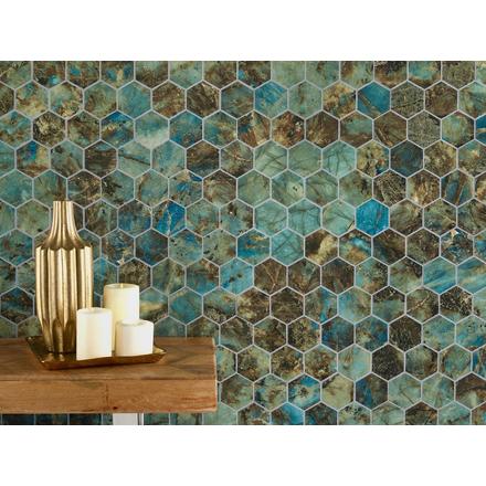 Floresta Verde Hexagon Porcelain Mosaic Floresta Verde Hexagon Porcelain Mosaic