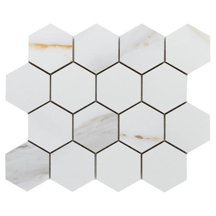 Leida Bianco Matte Porcelain Hexagon Tile Leida Bianco Matte Porcelain Hexagon Tile