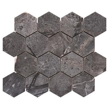 Storico Noche Hexagon Porcelain Mosaic Storico Noche Hexagon Porcelain Mosaic