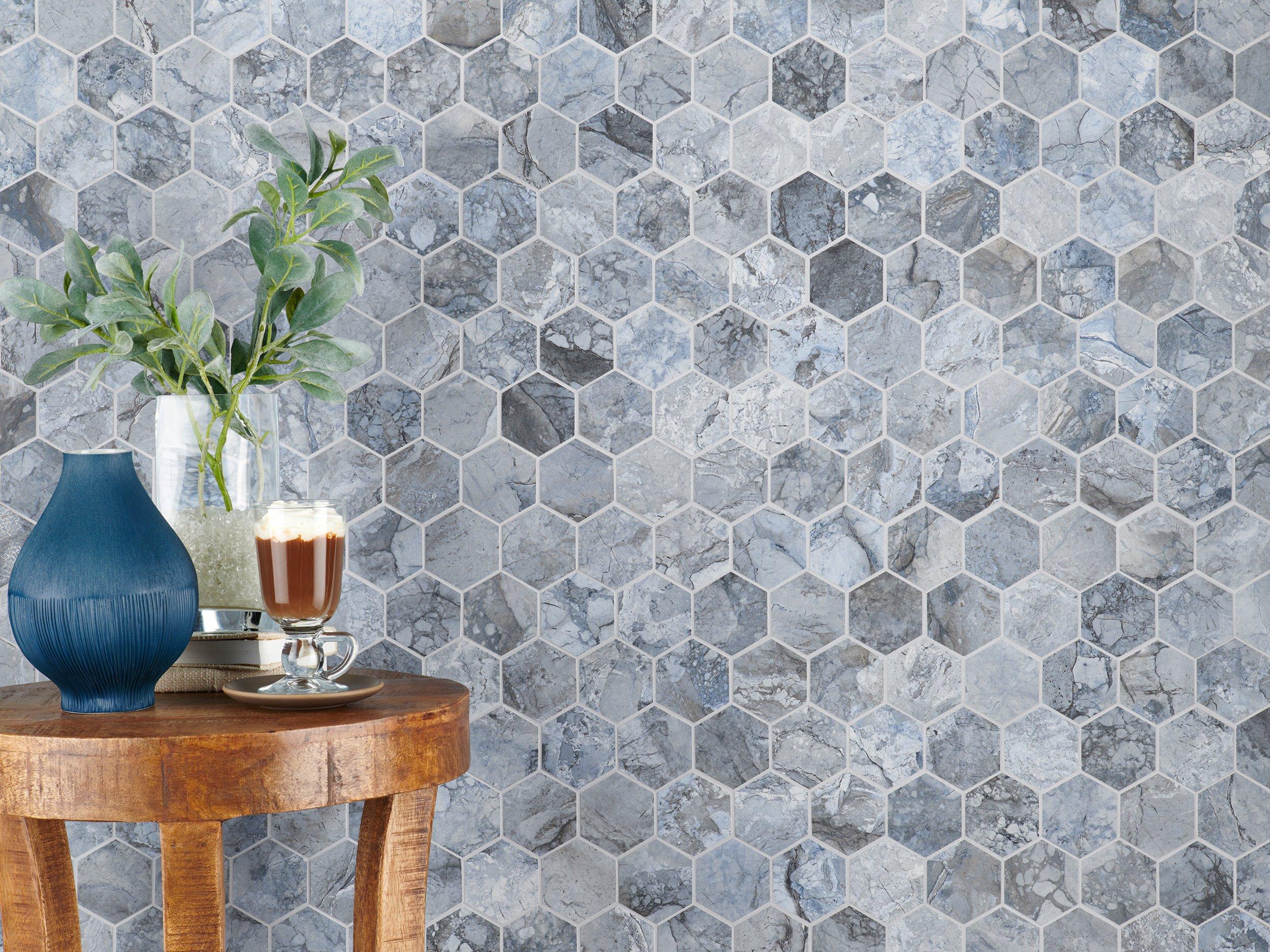 Belmont Blue Porcelain Mosaic