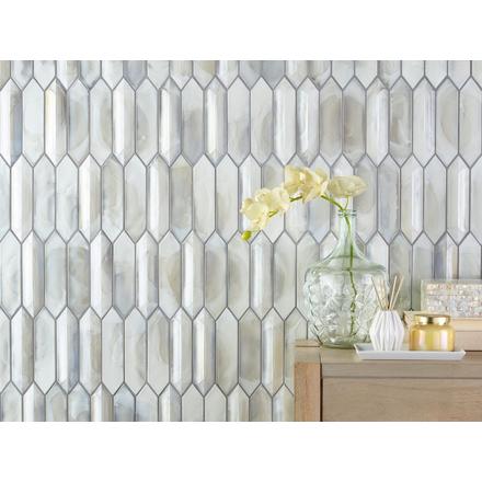 Perla Picket Hot Glass Dimensional Mosaic Perla Picket Hot Glass Dimensional Mosaic