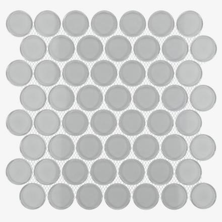 Fog Large Glass Penny Mosaic Fog Large Glass Penny Mosaic