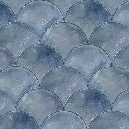 Sirena Hot Glass Fan Mosaic Sirena Hot Glass Fan Mosaic