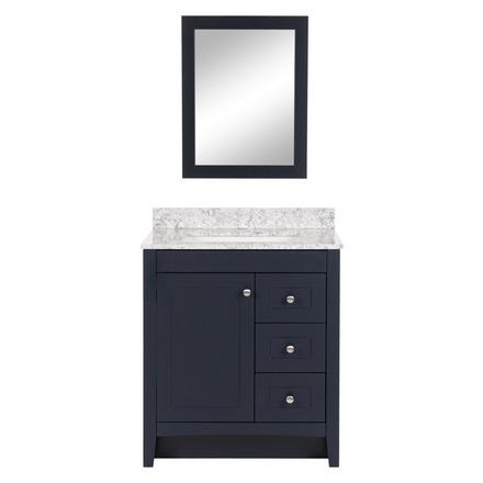 Capri 31 in. Blue Vanity Includes Mirror Capri 31 in. Blue Vanity Includes Mirror