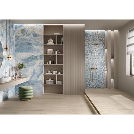 Aurelio Azul Hexagon Porcelain Mosaic Aurelio Azul Hexagon Porcelain Mosaic