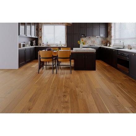 Conroe Falls White Oak Wire-Brushed Water-Resistant Engineered Hardwood Conroe Falls White Oak Wire-Brushed Water-Resistant Engineered Hardwood