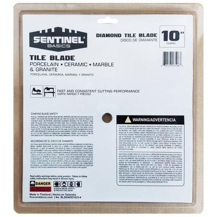 Sentinel Basics 10in. Tile Blade Sentinel Basics 10in. Tile Blade