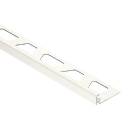 Schluter Jolly Edge Trim 3/8in. Aluminum Bright White Schluter Jolly Edge Trim 3/8in. Aluminum Bright White